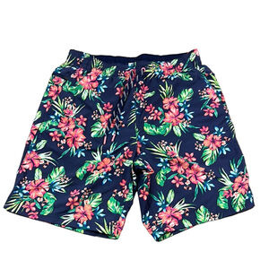 Lands End Men’s Tropical Print Swim Trunks Size Medium 32-34